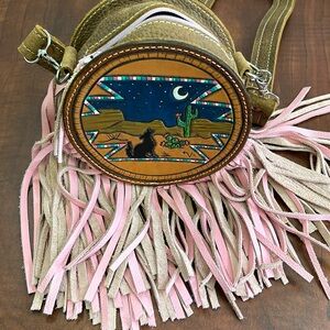 Handmade leather purse
